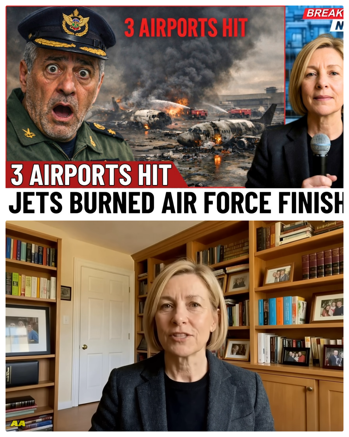 ISRAEL DESTROYS IRAN’S ENTIRE AIR FORCE AT 3 AIRPORTS — DOZENS OF JETS GONE IN ONE NIGHT