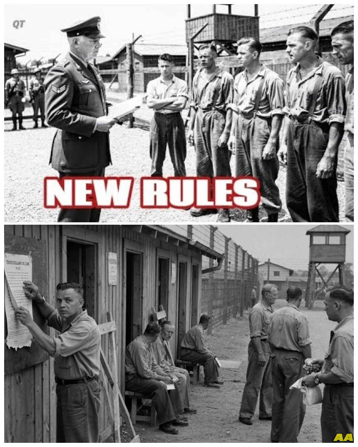 What Happened When German POWs Refused Eisenhower’s New Camp Rules!-ZZ