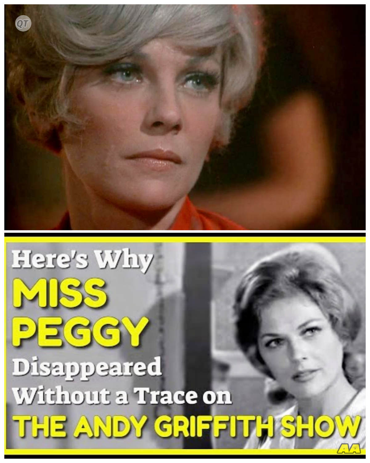 “Miss Peggy’s Vanishing Act: Here’s Why She Disappeared from The Andy Griffith Show!” -ZZ  In a shocking twist, Miss Peggy vanished from The Andy Griffith Show, leaving fans questioning her absence. What led to this unexpected departure, and what were the circumstances surrounding her exit? This captivating narrative seeks to uncover the truth behind one of television’s most intriguing mysteries! The full story is in the comments below.
