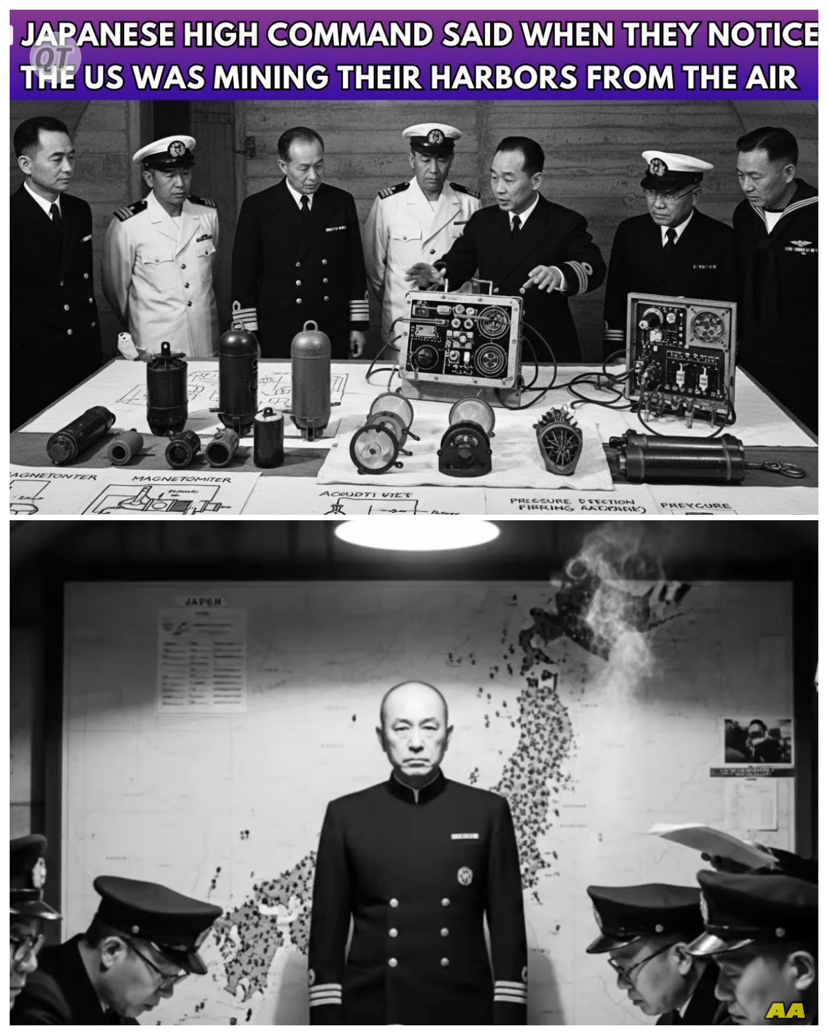 What Japanese High Command Said When They Noticed The US Was Mining Their Harbors From The Air-ZZ