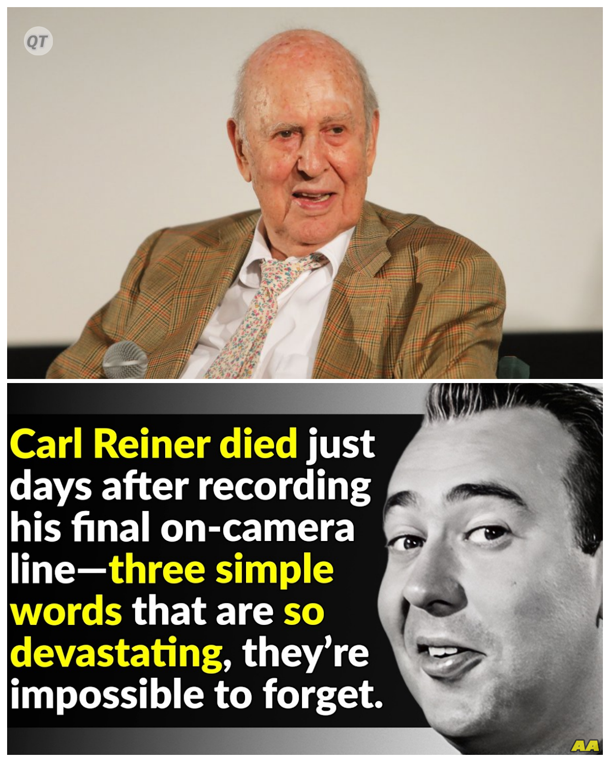 “The Legacy of Carl Reiner: A Comedic Genius with an Unforgettable Story!” -ZZ  In a heartfelt tribute to the late Carl Reiner, we delve into the life of a comedic genius whose impact on the entertainment world is nothing short of legendary. What incredible stories shaped his journey from a young performer to a beloved icon? As we explore his groundbreaking work in television and film, prepare to be inspired by the tales of creativity, humor, and resilience that defined Reiner’s remarkable career. This is a celebration of a man whose laughter will echo through generations!