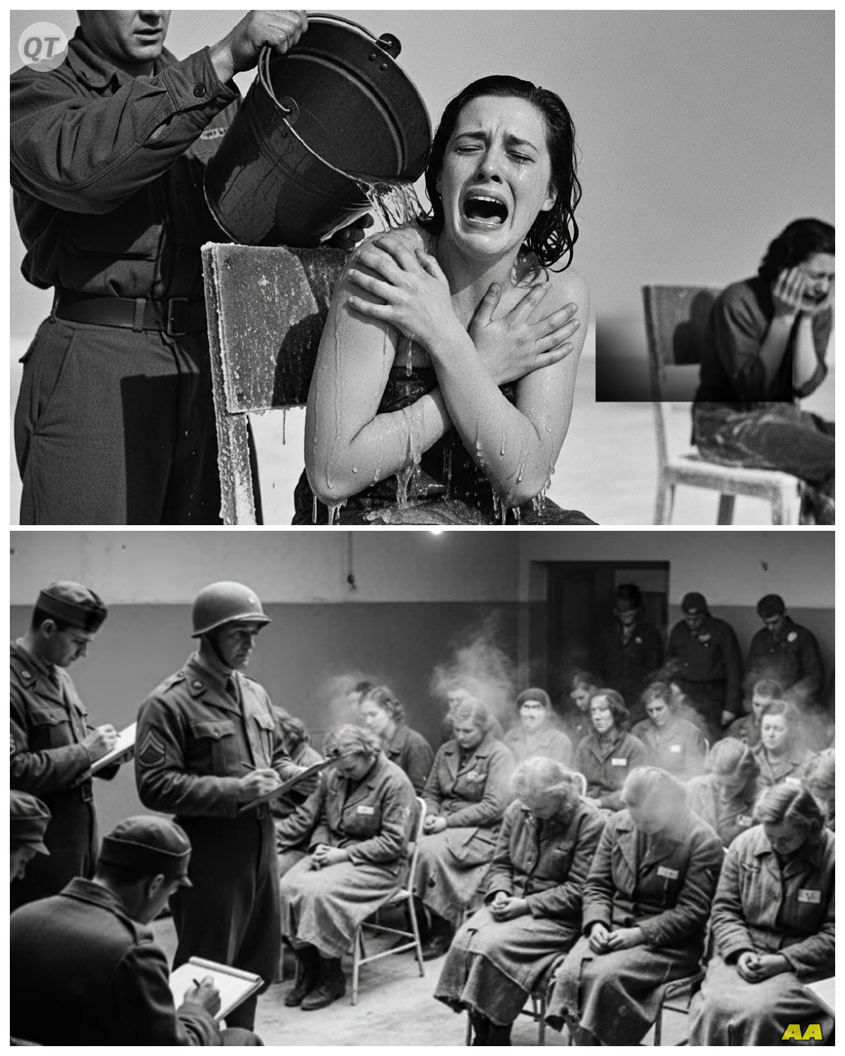 They Forced Us To Sit On Cold Metal Chairs Without Clothes — German Women POWs Reveal The TortureZZ