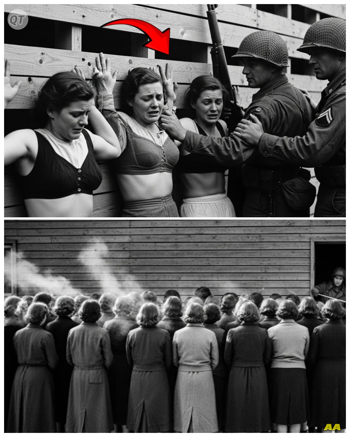“Remove Your Dress, Face The Wall” — The Inspection That Haunted German Women POWs-ZZ