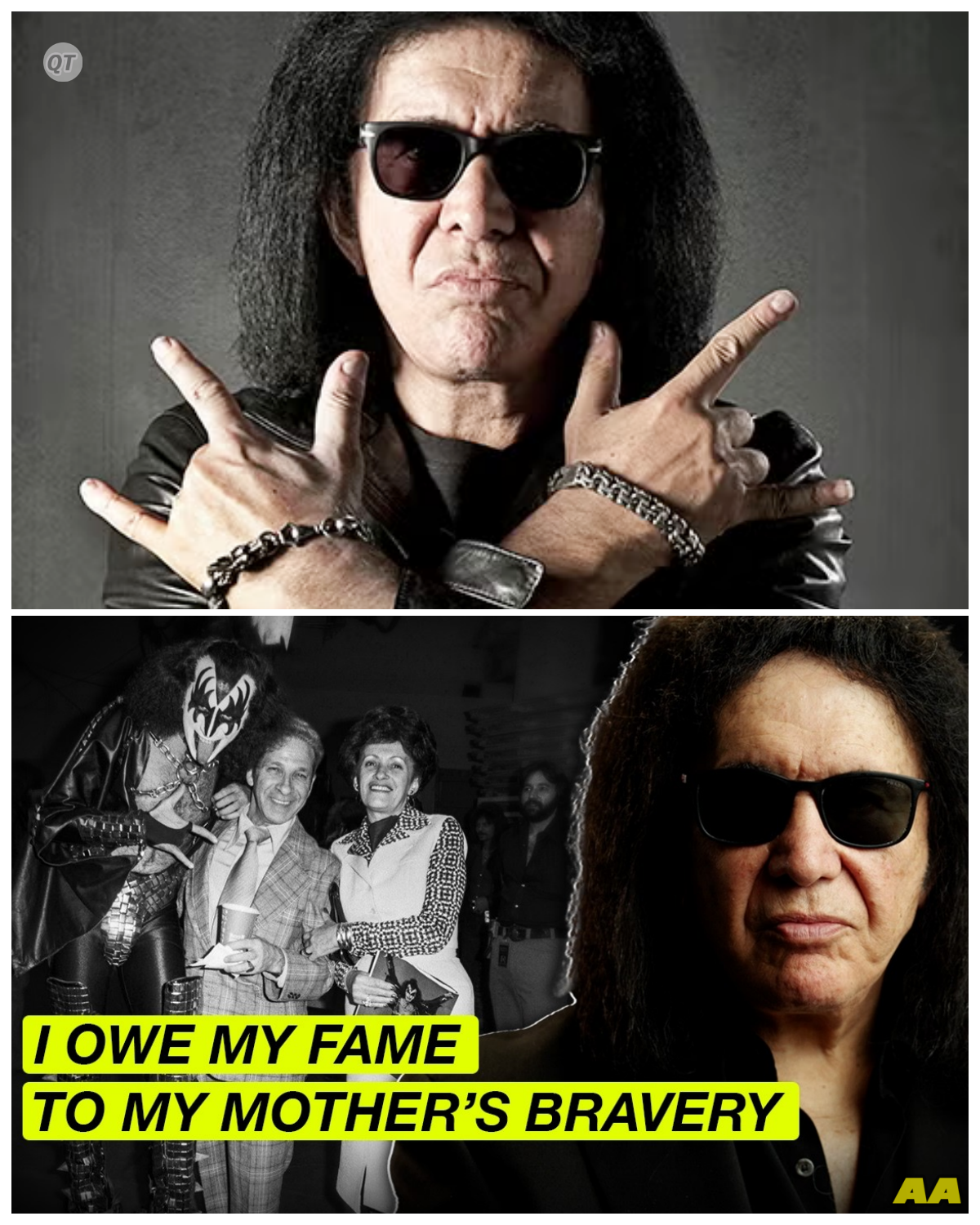 “GENE SIMMONS REVEALS: The Heart-Wrenching Holocaust Survival Story of His Mother!” -ZZ  In a shocking and emotional revelation, rock icon Gene Simmons opens up about his mother’s harrowing experience during the Holocaust, shedding light on a story that has shaped his life and career. As he recounts her incredible journey of survival against all odds, fans are left in awe of the resilience and strength that defines his family legacy. What lessons can we learn from this powerful narrative, and how has it influenced Simmons as a rock legend? The full story is in the comments below.