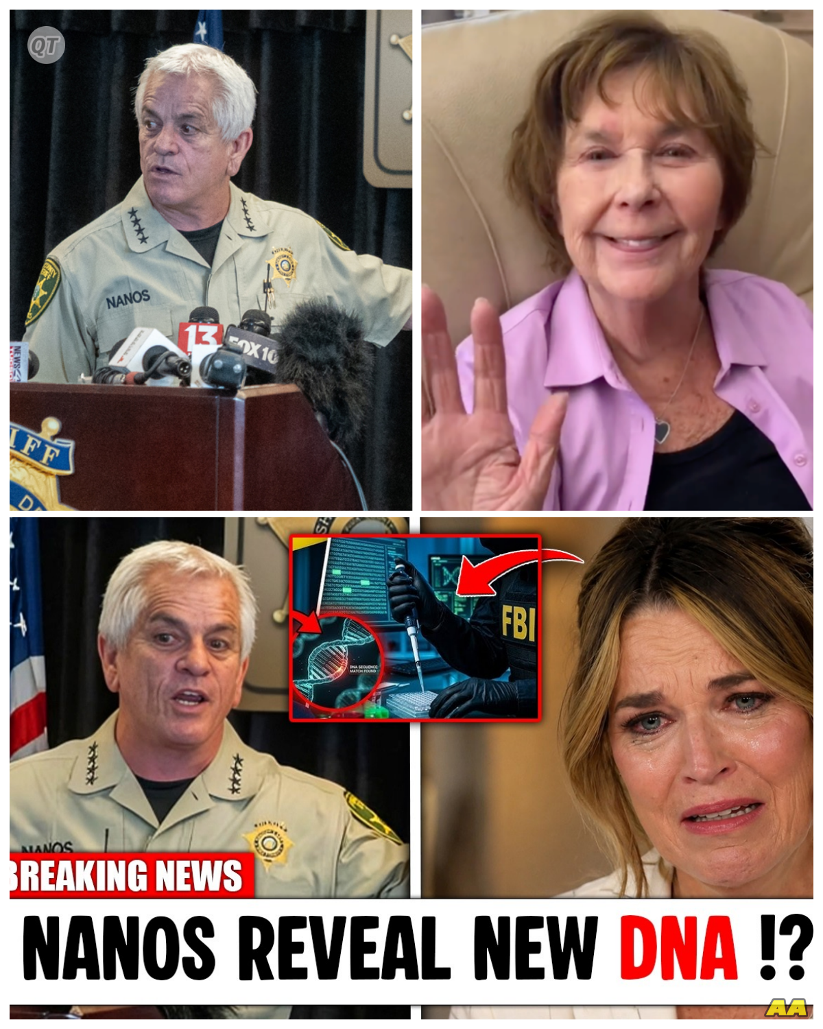 “TRUTH AT LAST: Sheriff Nano EXPOSES New DNA Evidence, Unraveling the Mysteries of the Guthrie Case!” -ZZ  Prepare for the unexpected! Sheriff Nano has finally revealed a trove of new DNA evidence that could blow the Guthrie case wide open, leaving investigators and armchair detectives alike scrambling for answers. As the pieces of the puzzle fall into place, dark secrets and hidden motives come to light, raising more questions than ever. Who will be implicated in this shocking revelation? As the community holds its breath, the race for justice takes an electrifying turn that no one saw coming!