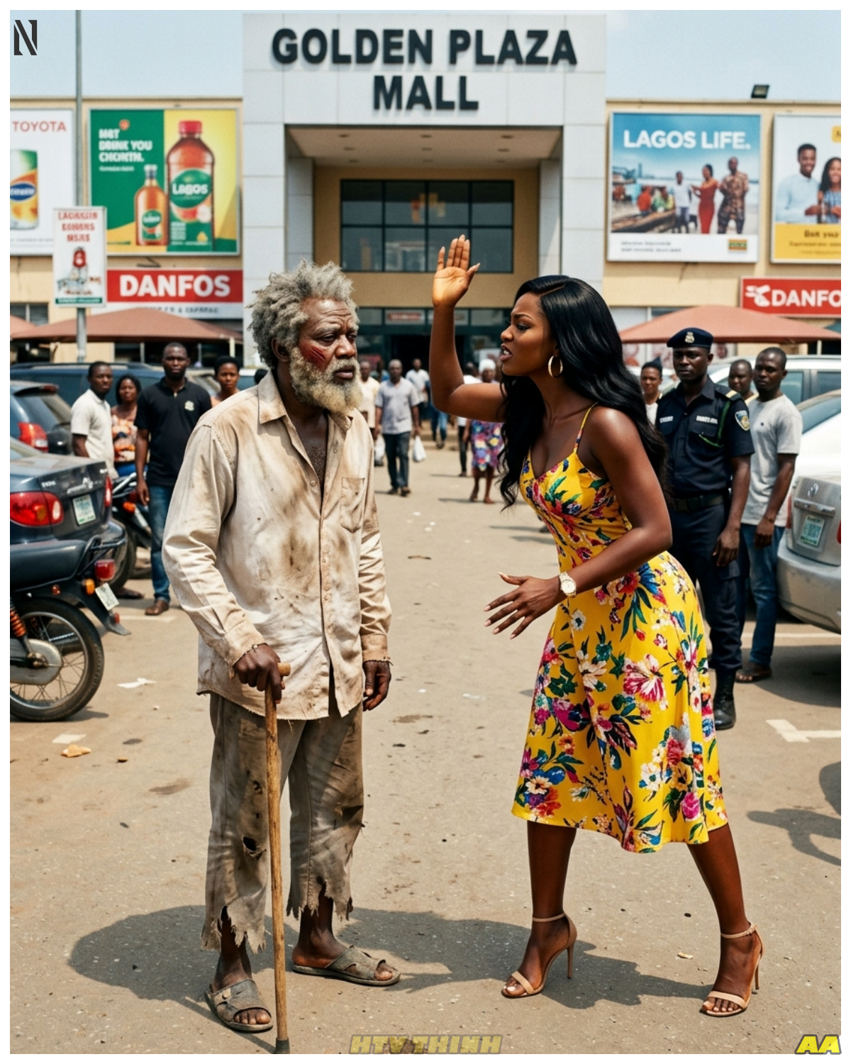 She Slapped A Dirty Old Man In Public, On Her Engagement Day He Stepped Out Of A Private Jet