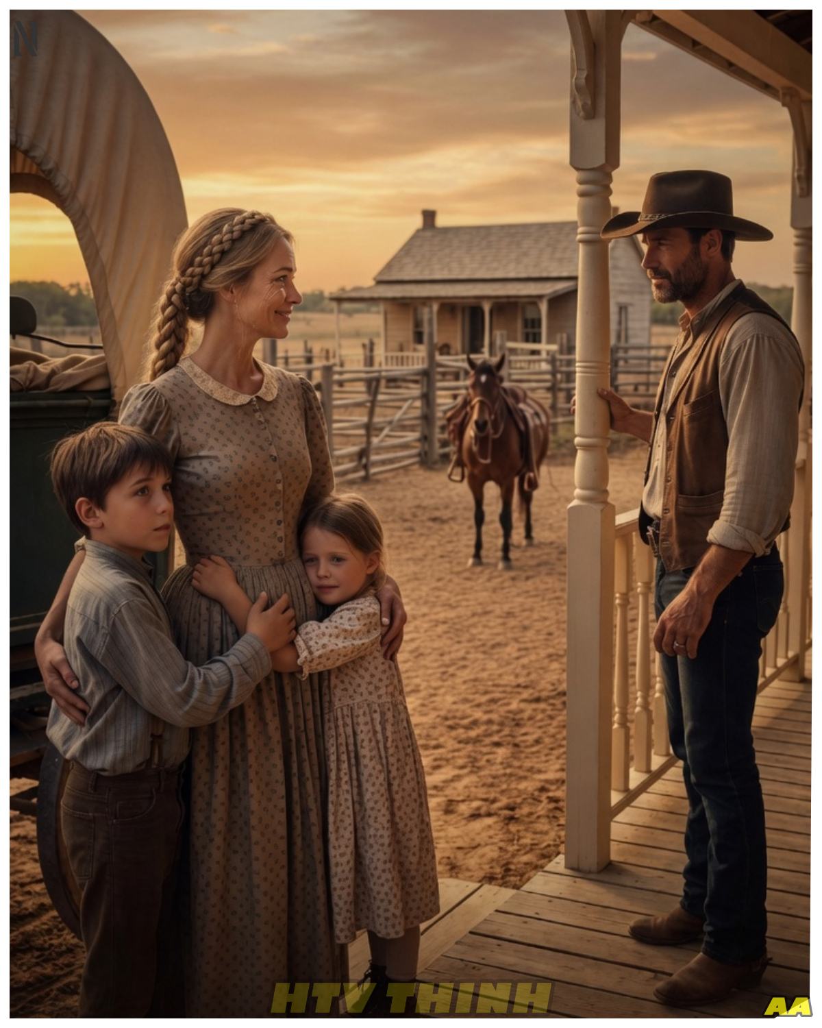 Widow With Two Children Begged for Work, The Lonely Rancher Said You Already Have a Home Here