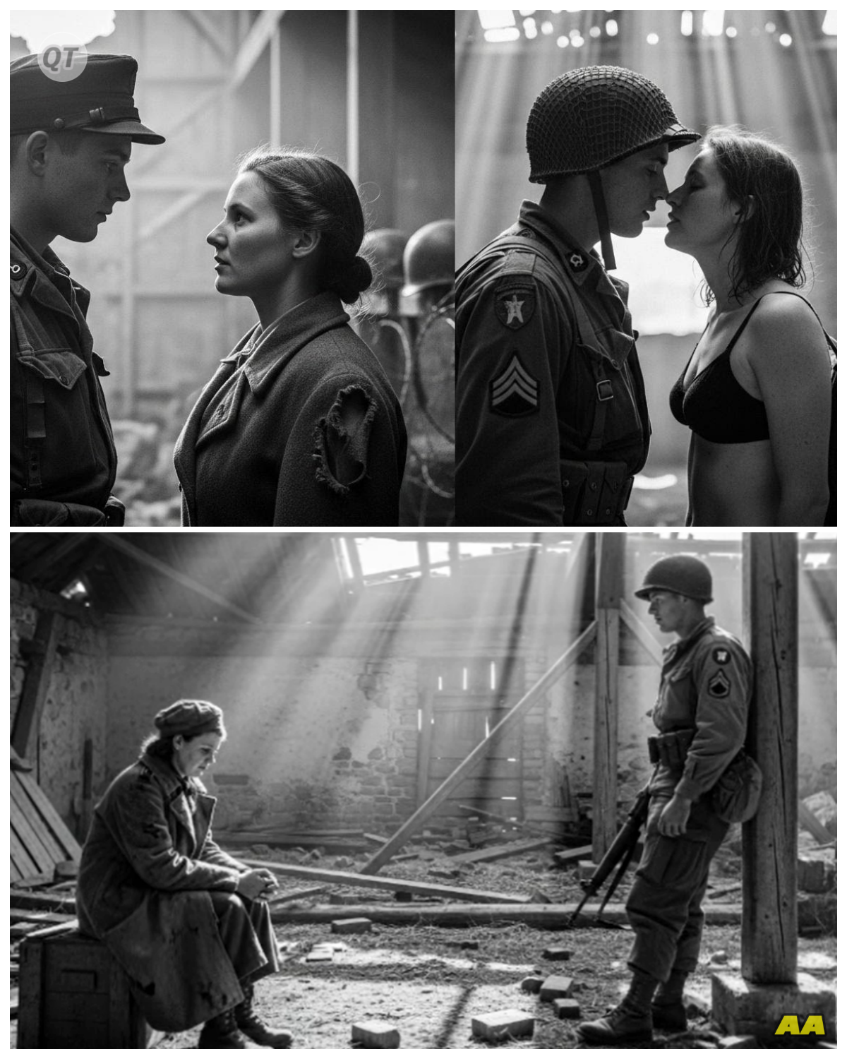 He Said ‘Just Kiss Me Once’ — The Simple Demand That Forced a Female German POW to Risk Everything-ZZ