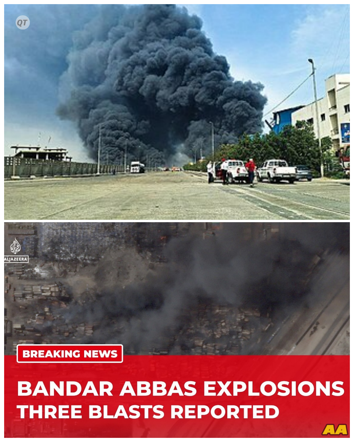 “BANDAR ABBAS UNDER SIEGE: State Media Reports Three Explosions—Is War on the Horizon?” -ZZ  In a dramatic turn of events, Bandar Abbas finds itself rocked by three explosive blasts, with state media sounding the alarm! As the dust settles, the implications of these blasts could signal the beginning of a larger conflict brewing beneath the surface. Are we witnessing the unraveling of peace in the region? The answers may be more shocking than anyone dares to imagine! The full story is in the comments below.