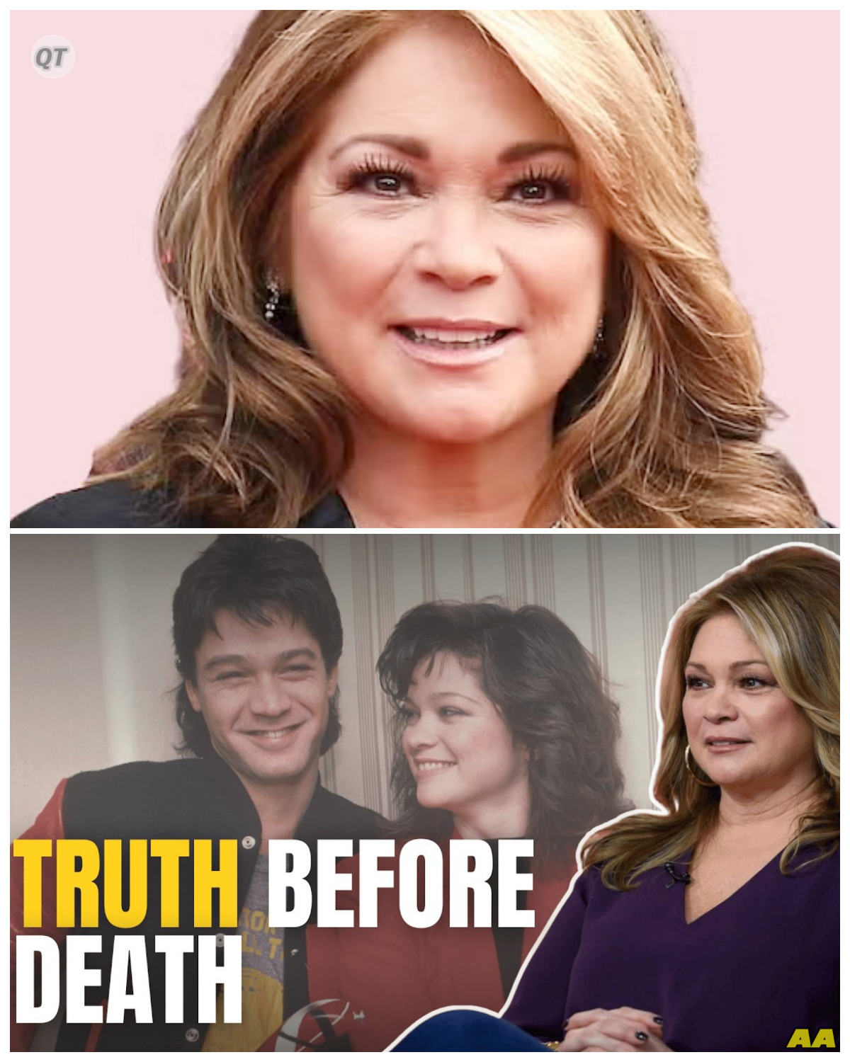 Valerie Bertinelli at 65: The Shocking Truth Behind Eddie Van Halen’s Deathbed Confession!” -ZZ  As Valerie Bertinelli turns 65, she bravely confronts the past by revealing Eddie Van Halen’s haunting deathbed confession. This emotional disclosure shines a light on the complexities of their relationship and the deep love that persisted even in the face of tragedy. What revelations did Van Halen share in his final moments that left Bertinelli—and fans—shocked? Join us as we navigate the heart-wrenching jou