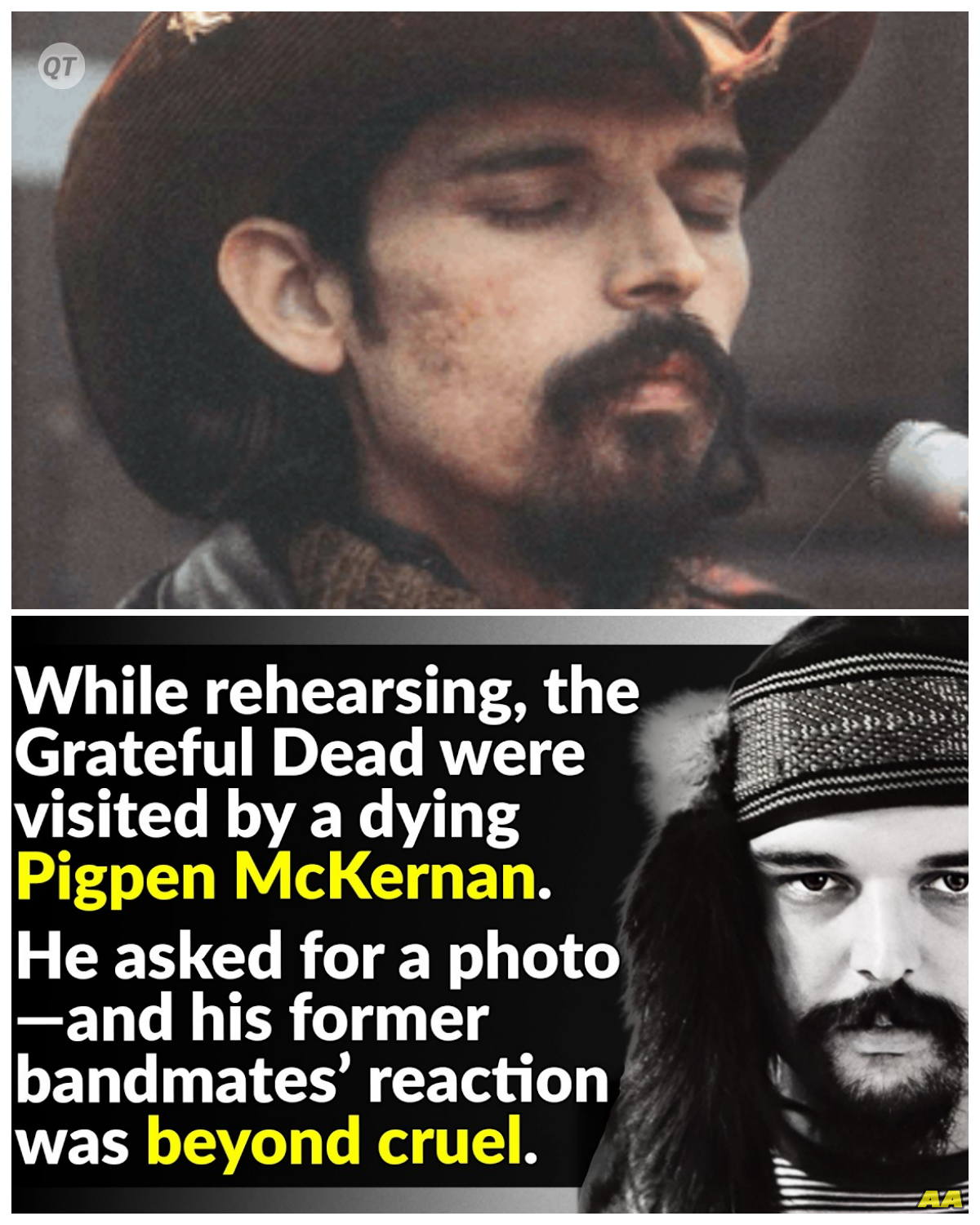 “The Untold Story of Ron ‘Pigpen’ McKernan: A Tragic Loss for the Grateful Dead!” -ZZ  In a heartbreaking reflection, we remember Ron “Pigpen” McKernan, whose untimely death marked a significant moment in rock history. What led to this tragic event, and how did it resonate within the Grateful Dead community? As we recount his journey through music, prepare for an emotional account filled with passion, creativity, and the impact he had on those around him. This is a tribute to a life that continues to inspire!