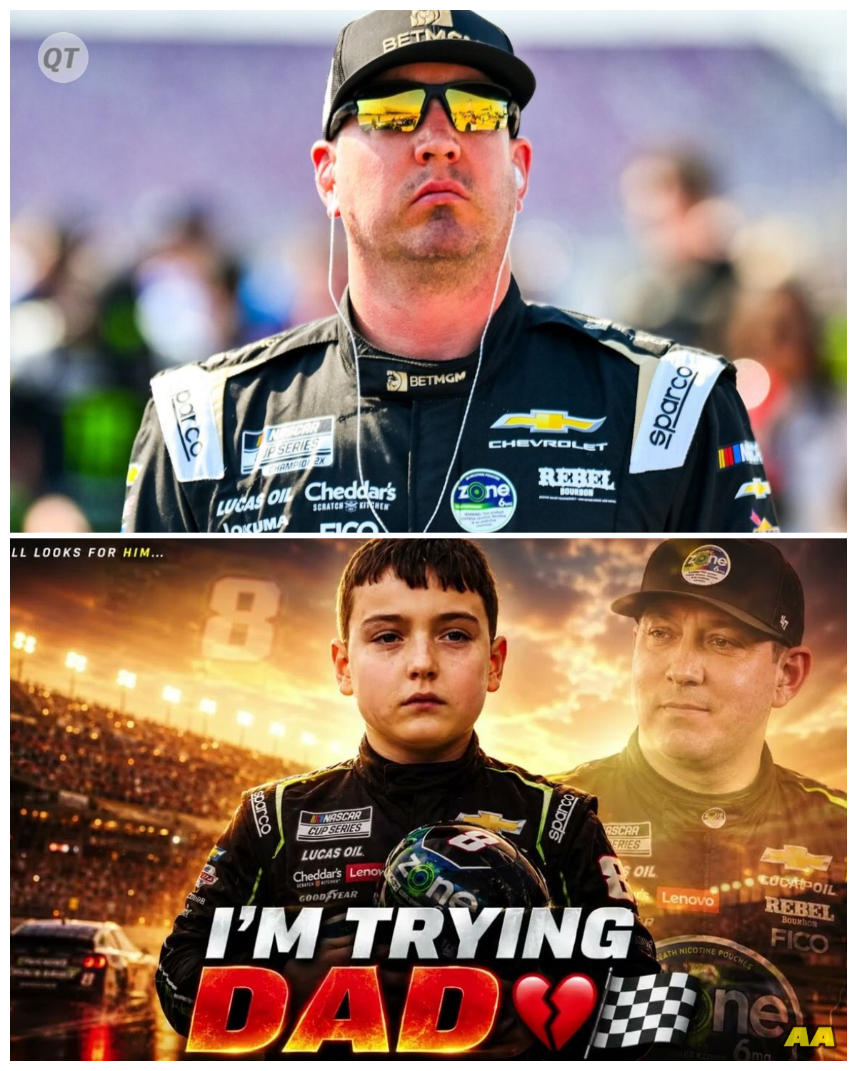 “Brexton Speaks Out: ‘I’m Trying, Dad’ – A Heartbreaking Tribute to Kyle Busch That Will Move You!” -ZZ  In a moment that has resonated with fans across the globe, Brexton finally found the words to express his feelings: “I’m trying, Dad.” This emotional tribute to his father, the legendary Kyle Busch, unveils a powerful connection that transcends the racetrack. As we delve into this poignant message, what deeper struggles and triumphs are revealed? Join us for a touching exploration of family, love, and the indomitable spirit of a young boy trying to honor his father!