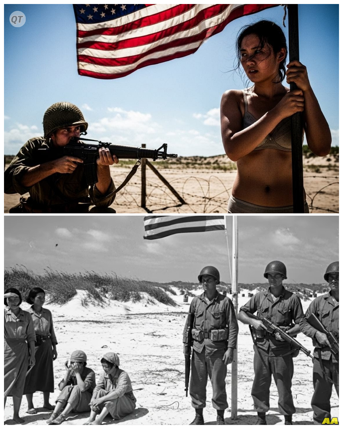 Climb the Flag Pole Naked — The Public Shame That Humiliated Japanese Women POWs-ZZ
