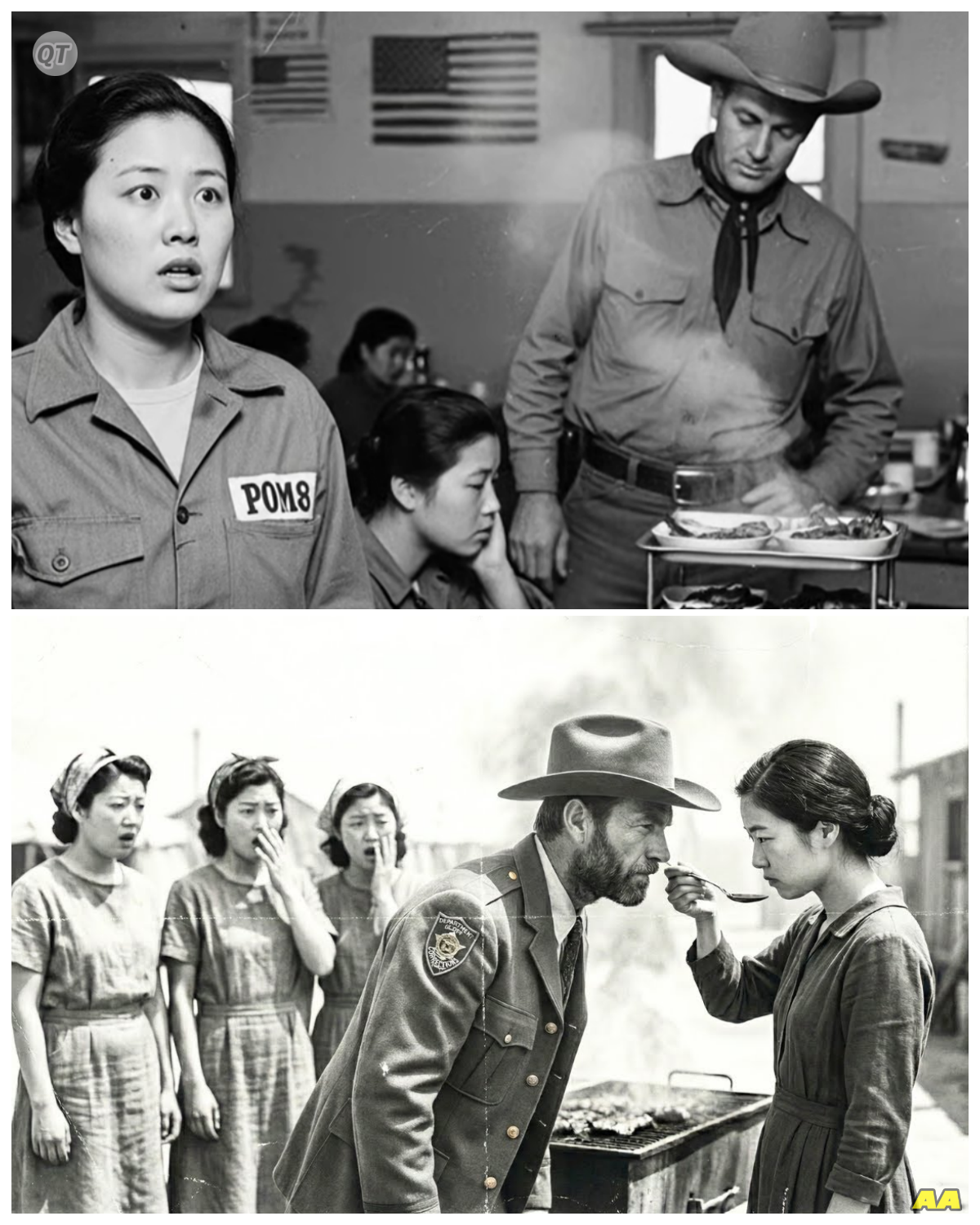 “Cowboys Said ‘She Cooks Like My Grandmother'” — What Happened Next Shocked Japanese Female POWs-ZZ
