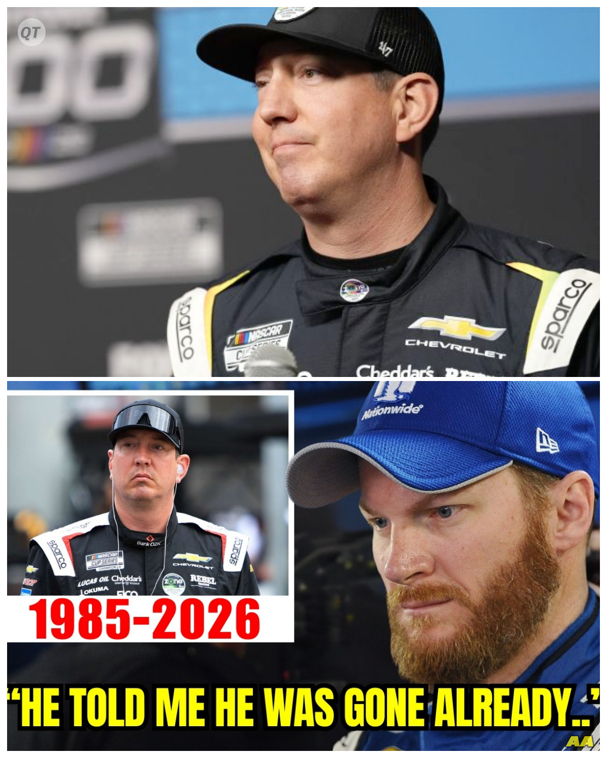 “The Emotional FINAL MOMENT of Kyle Busch Revealed by Dale Earnhardt Jr. After His Tragic Death!” -ZZ  As fans grapple with the shocking loss of Kyle Busch, Dale Earnhardt Jr. has revealed the poignant details of Busch’s final moments that will resonate deeply with the racing community. What powerful insights did he share about their bond and the legacy of this beloved NASCAR star? Prepare for a heartfelt tribute that captures the essence of a true champion taken too soon! The full story is in the comments below.