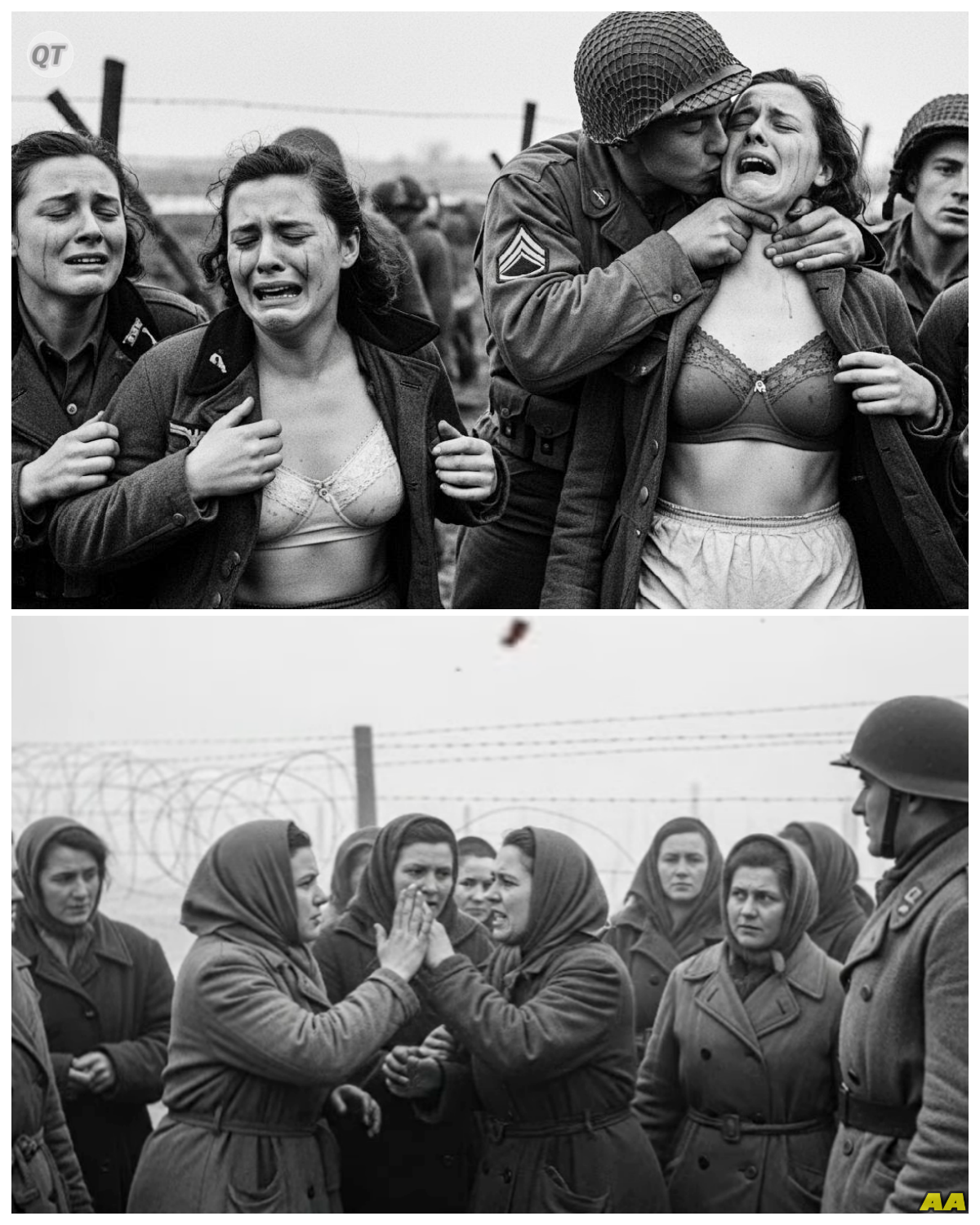 Slap Your Own Face and Cry — The Demand That Left German POW Women Feeling Utterly Vulnerable-ZZ