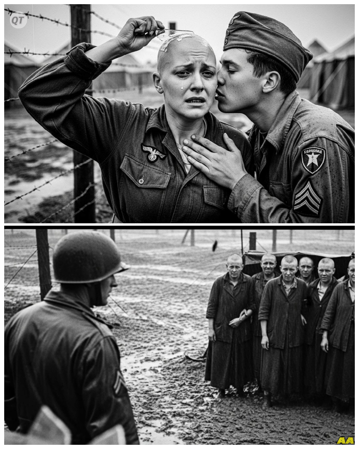 Shave Your Head with Broken Glass! – The Strange Order That Left German Women POWs Deeply Confused-ZZ
