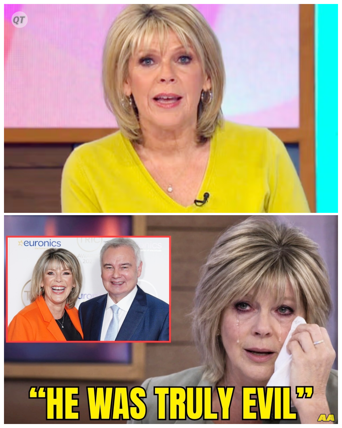 “Ruth Langsford’s Emotional Revelation: Why She Ended Her Marriage to Eamonn Holmes at 66! -ZZ”  In a moment of raw vulnerability, Ruth Langsford opens up about her divorce from Eamonn Holmes, and the truth is more dramatic than any soap opera! With a heavy heart, she shares the struggles and conflicts that ultimately led to their parting ways. As fans absorb the emotional weight of her words, they’ll discover the shocking twists that defined their relationship. What secrets lay hidden beneath the surface? Get ready for a gripping narrative that will leave you questioning the nature of love and commitment! -ZZ