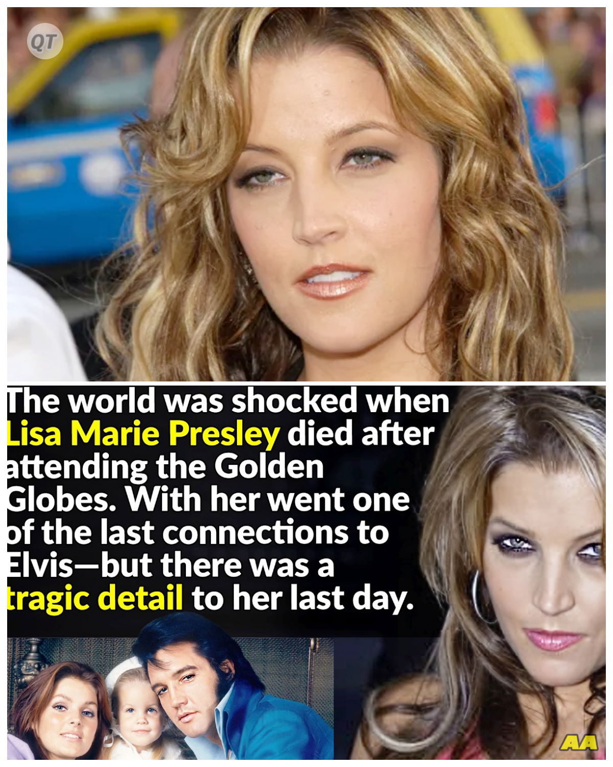 “Lisa Marie Presley’s Tragic Story: More Heartbreaking Than Elvis – The Shocking Details You Never Knew!” -ZZ  In a powerful exploration of Lisa Marie Presley’s life, we uncover a story filled with tragedy that rivals that of her iconic father, Elvis. From tumultuous relationships to personal battles, her journey is marked by heartache and resilience. What shocking truths have surfaced about her struggles, and how do they redefine our understanding of her legacy? Get ready for an emotional recounting of a life marked by both pain and strength!