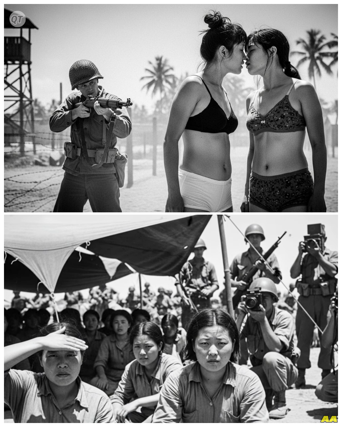 They Forced Us To Kiss Each Other – What Happened Next Stunned Female Japanese POWs-ZZ
