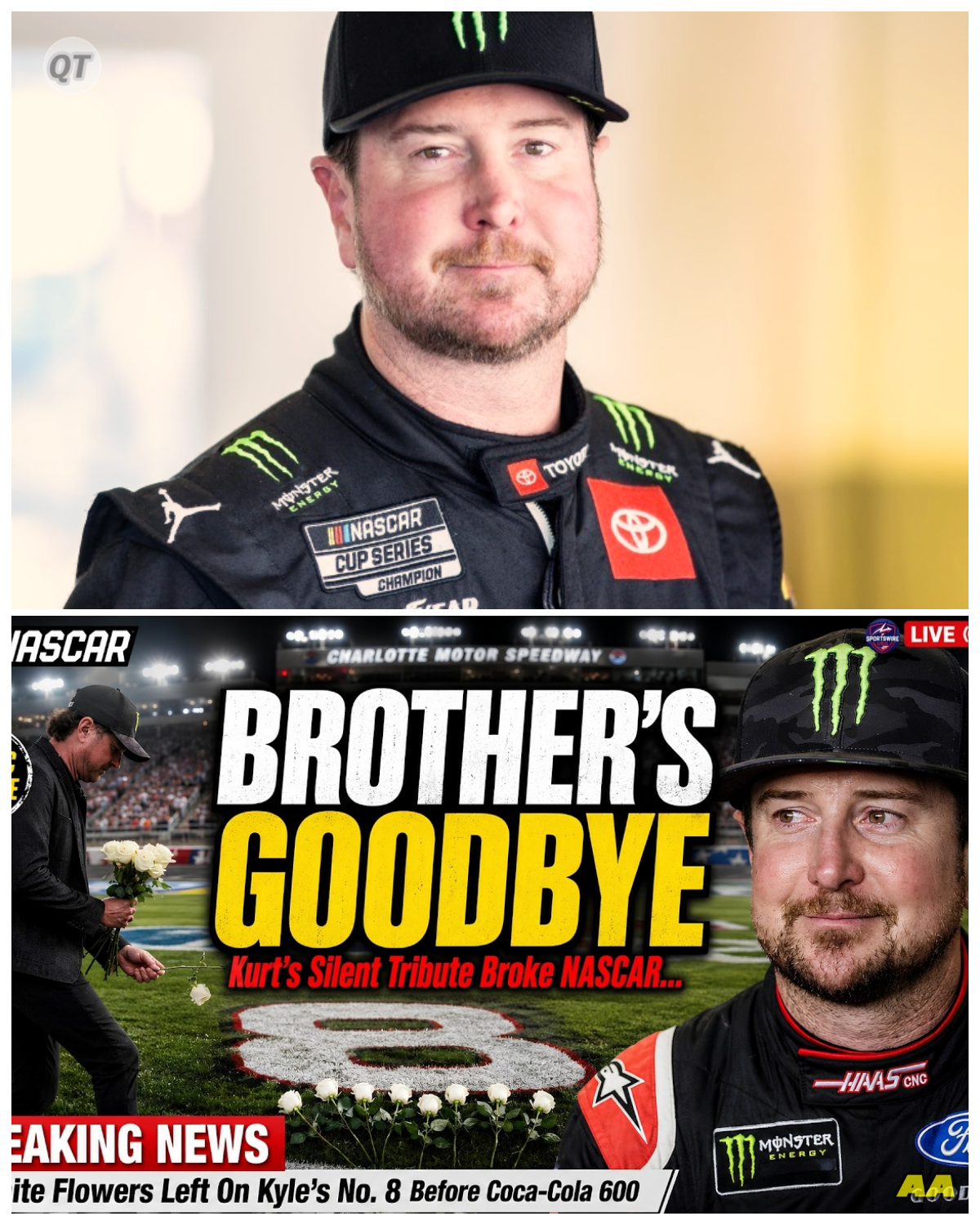 “Kurt Busch CRIES in the Infield at Charlotte 600: The Heart-Wrenching Moment That Left Fans Speechless!” -ZZ  In a shocking display of raw emotion, NASCAR star Kurt Busch broke down in tears at the Charlotte 600, leaving fans and fellow drivers stunned. As the engines roared and the crowd cheered, Busch’s emotional collapse revealed a deeper struggle that has haunted him behind the scenes. What led to this heart-wrenching moment? Join us as we delve into the emotional turmoil and shocking revelations that have shaken the racing world to its core!