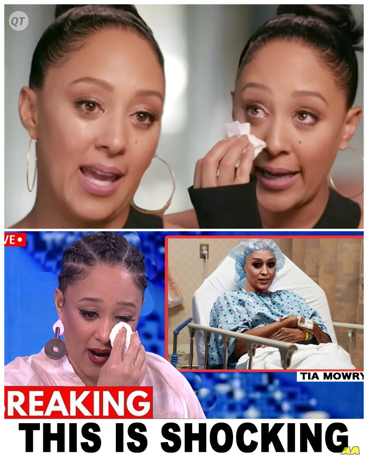 “SISTERLY LOVE IN CRISIS: Tamera Mowry Says Goodbye After Tia’s Tragic Diagnosis! -ZZ”  In a heart-wrenching turn of events, Tamera Mowry has announced her decision to say goodbye as her sister Tia grapples with a tragic diagnosis. The news has left fans devastated and has highlighted the strength of their sisterly bond. What circumstances have led to this emotional moment, and how are they navigating this challenging journey together? Join us as we delve into the touching story of the Mowry sisters!