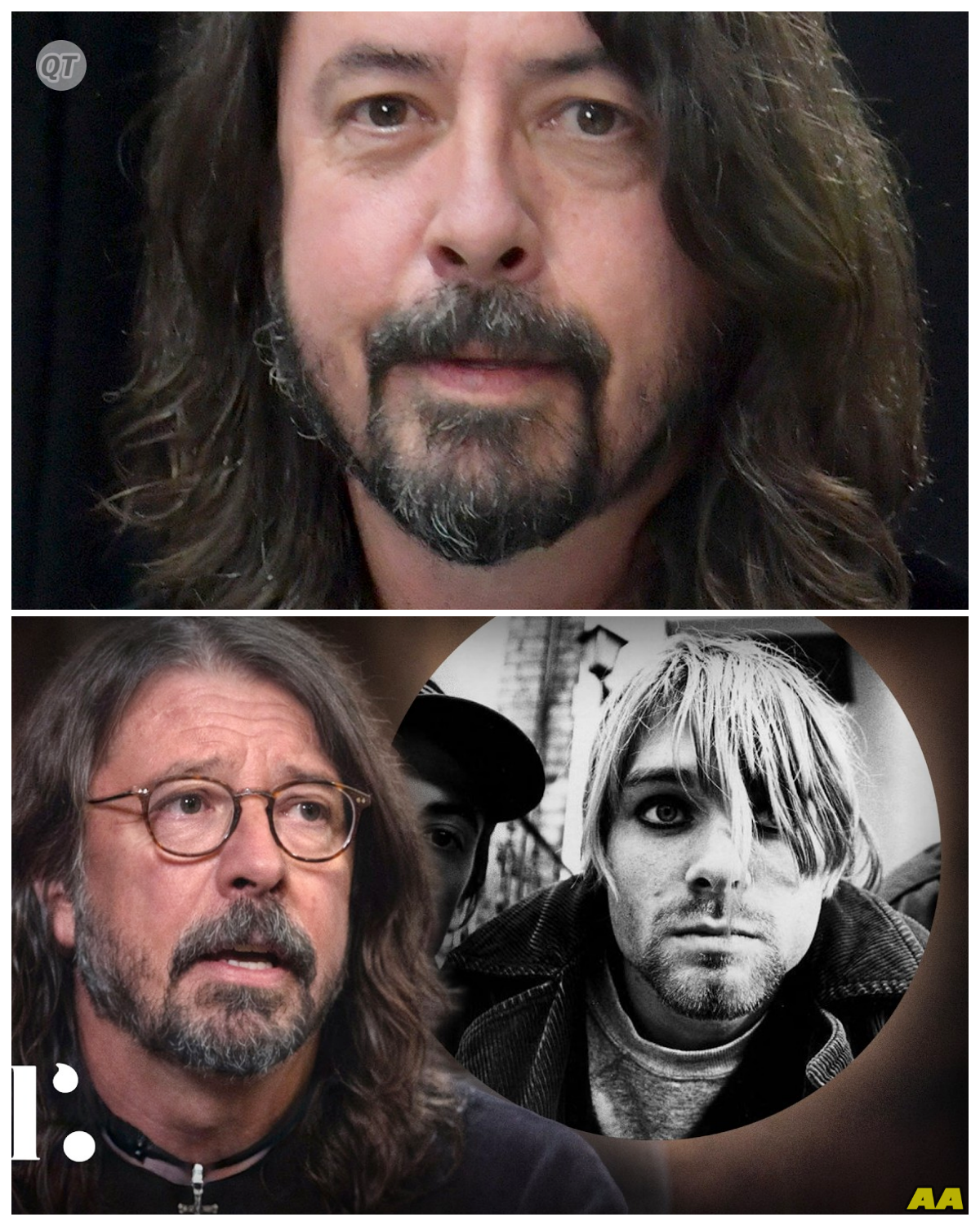 “The Painful Truth: Dave Grohl on Kurt Cobain’s End and the Unanswered Questions That Haunt Us!” -ZZ  In a raw and heartfelt interview, Dave Grohl shares his perspective on the events that led to Kurt Cobain’s tragic end, illuminating the struggles that defined the Nirvana frontman’s life. As Grohl reflects on their friendship, he tackles the lingering questions that remain unanswered, leaving fans searching for closure. What insights does he provide that could reshape our understanding of Cobain’s legacy? Join us as we delve into this emotional journey of remembrance and reflection! The full story is in the comments below.