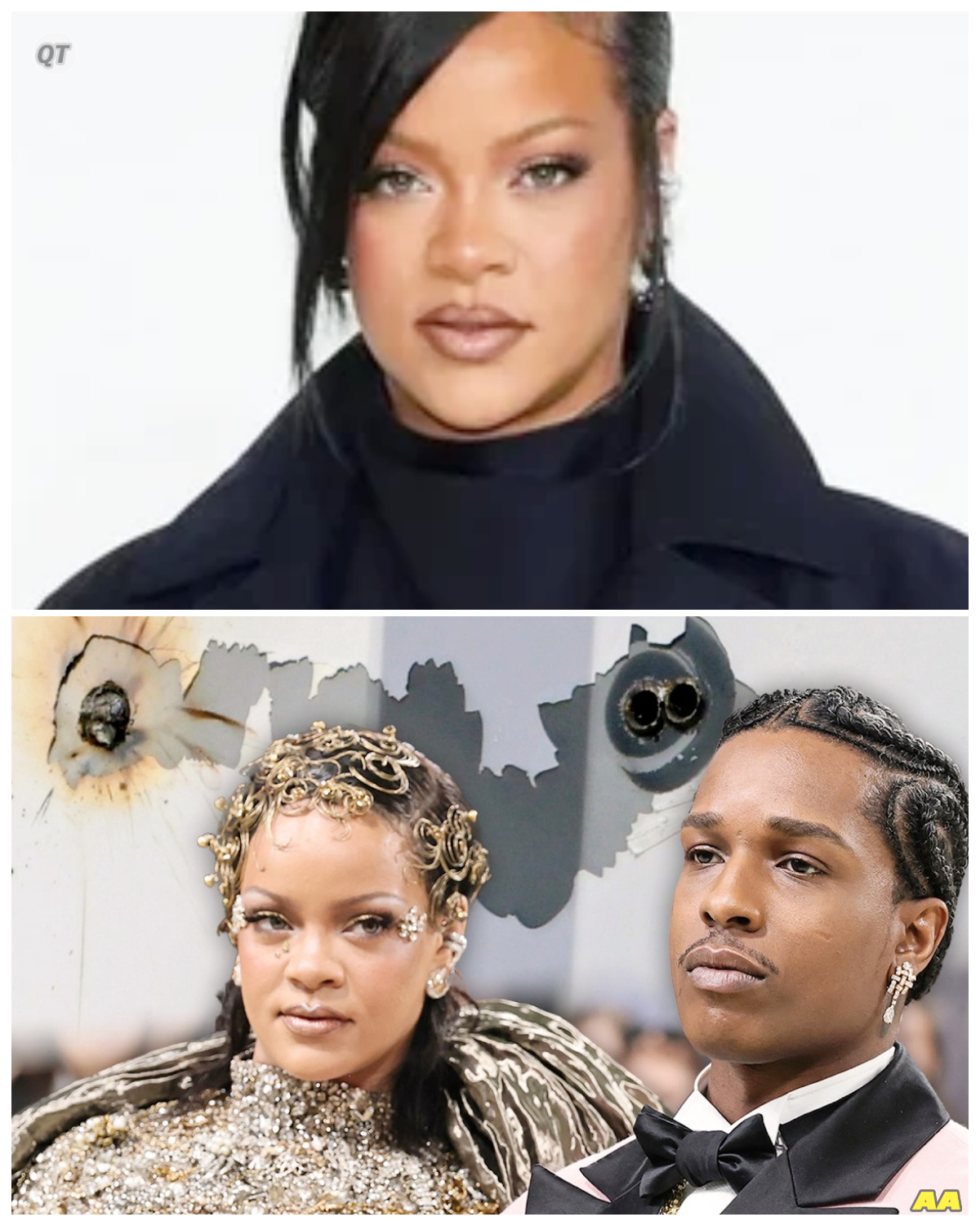 “SHOCKING TURN OF EVENTS: Rihanna Reveals How She Protected A$AP Rocky During Home Shooting!” -ZZ  In a dramatic revelation that has left the world reeling, Rihanna has shared the harrowing details of a night when their home became the scene of a terrifying shooting. As bullets flew, the pop icon’s maternal instincts kicked in, and she pushed A$AP Rocky to the ground for cover. This gripping account not only highlights the dangers that lurk in the shadows of fame but also showcases the incredible bond between the couple. What will this mean for their future? Get ready for a sensational story filled with courage, love, and the fight for survival!
