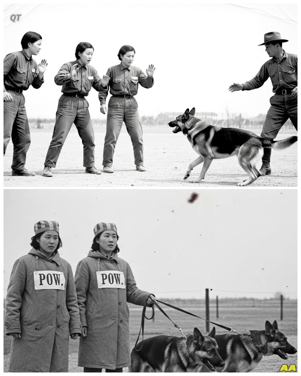 Japanese Female POWs Shocked When Cowboys Invited Them to Train Camp Hounds\-ZZ