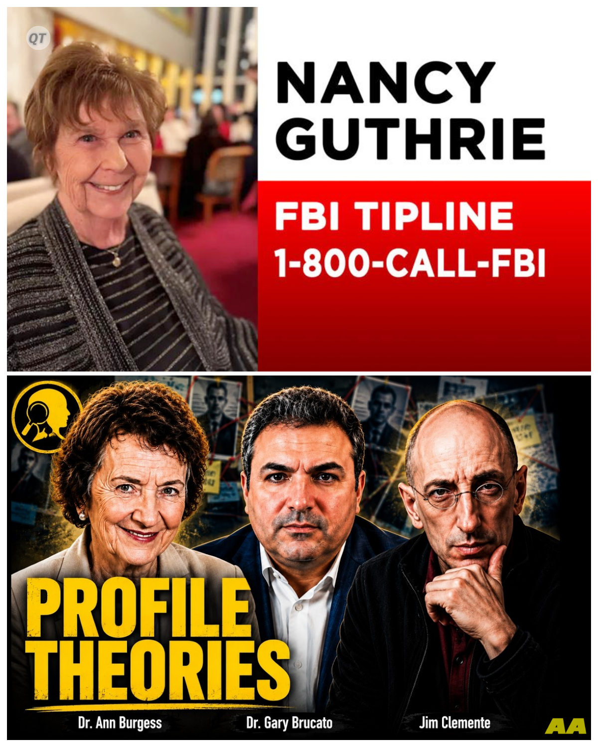 “CRACKING THE CODE: The Nancy Guthrie Case and the Intricacies of Criminal Profiling!” -ZZ  In a dramatic exploration of the Nancy Guthrie case, the art of criminal profiling takes center stage as investigators seek to decode the mind of a potential suspect. As the case unfolds, the chilling implications of these profiling techniques could hold the key to uncovering the truth. What revelations are emerging, and how might they reshape our understanding of this complex investigation? The full story is in the comments below.