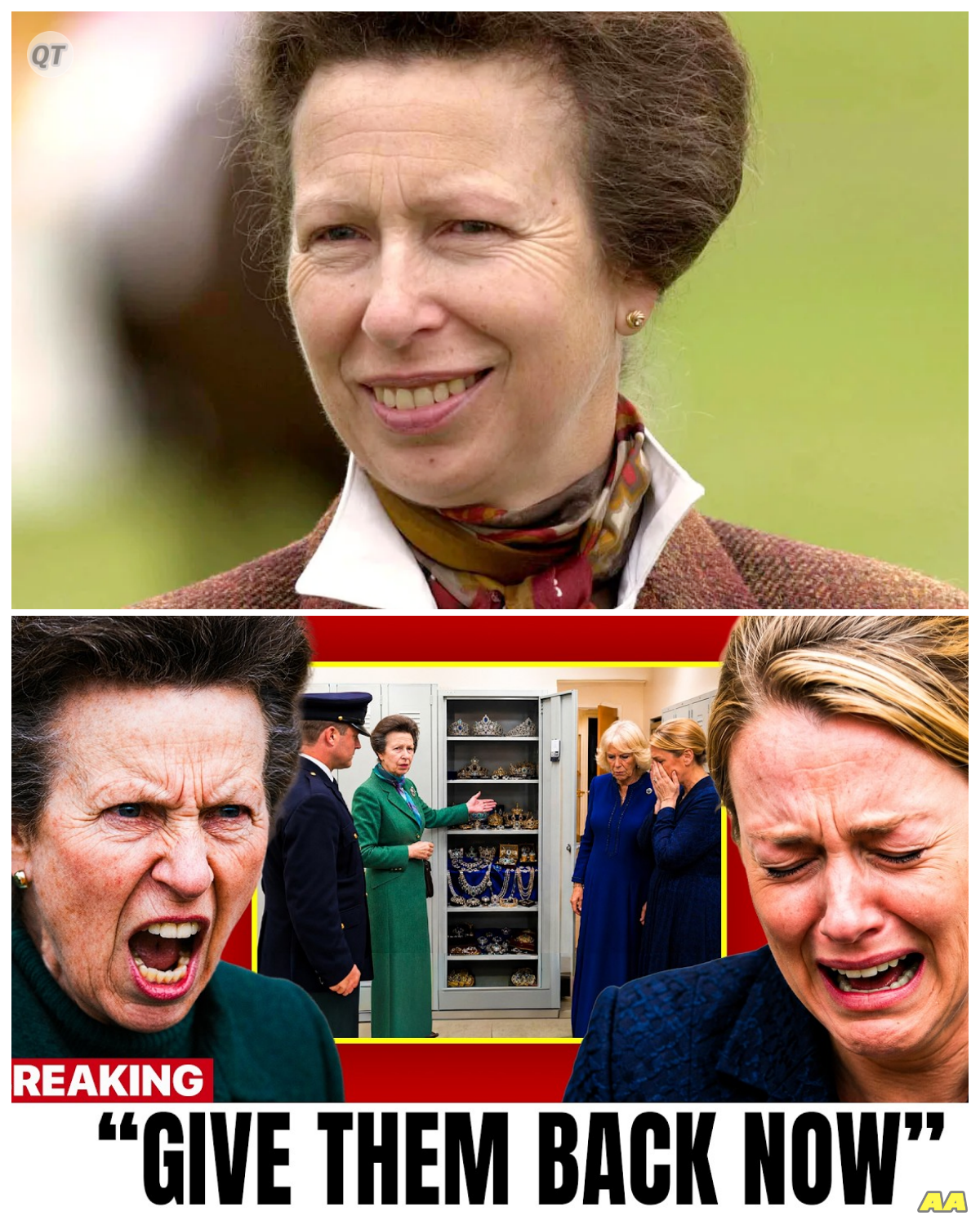 “The Sapphire Scandal: Princess Anne Forces Camilla’s Daughter to Relinquish Queen Elizabeth’s Hidden Jewels!” -ZZ In a sensational twist that has left royal watchers in disbelief, Princess Anne is stepping up to reclaim Queen Elizabeth’s hidden sapphire collection from Camilla’s daughter! This dramatic demand highlights a simmering rivalry within the royal family, raising questions about loyalty and legacy. What secrets are entwined with these magnificent jewels, and why is their return so crucial? Get ready for a gripping saga filled with royal intrigue, unexpected alliances, and the dazzling yet dangerous world of crown jewels! -ZZ