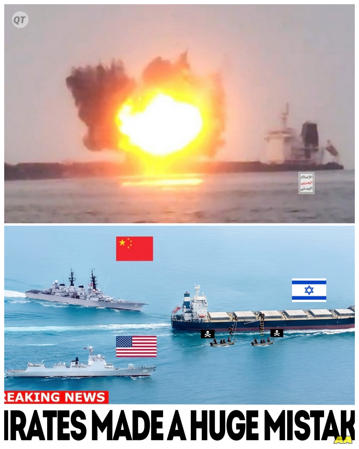 “MYSTERIOUS ATTACK: Pirates Target Israeli Ship, China Declines to Assist—U.S. Navy’s Explosive Counterattack!” -ZZ  In a shocking incident that has rocked the international community, pirates launched a daring assault on an Israeli ship, only to find themselves facing a formidable foe in the U.S. Navy. With China opting not to intervene, the stage was set for an explosive showdown at sea. What prompted this unexpected refusal from China, and how did the U.S. respond with such overwhelming force? Get ready for a thrilling narrative of high-stakes piracy, international politics, and the fierce battle for supremacy on the open waters!