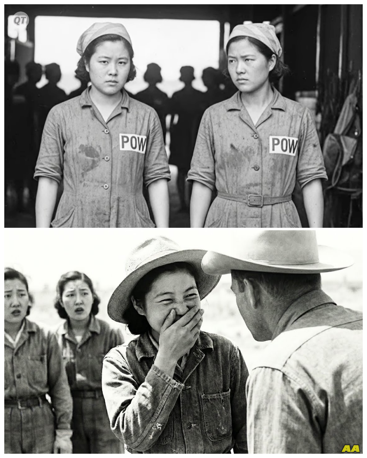 “Don’t Let Them See You Laugh.” What Cowboys Did Next Stunned Japanese Women POWs-ZZ