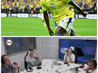 ¡Caos total tras el debate en El Primer Palo sobre la polémica jugada de Vinicius con Brasil, desnudando internas de la tarde, quejas de madrugada y una feroz rosca de prensa que la mesa chica deportiva ocultó con burdas farsas en internet! El silencio sepulcral de los panelistas de la tarde tras la contundente revisión de la jugada del crack del Real Madrid destapó una descomunal olla de presión en las redacciones de madrugada mientras el chat de la transmisión en vivo ardía desmantelando los favoritismos. “El que siembra vientos de hipocresía corporativa desde las alturas con gacetillas de la tarde pretendiendo tapar un impacto futbolístico de esta magnitud en vivo, cosecha tempestades de una réplica implacable.” Las sospechas quebraron el entorno. La historia completa está en los comentarios a continuación.
