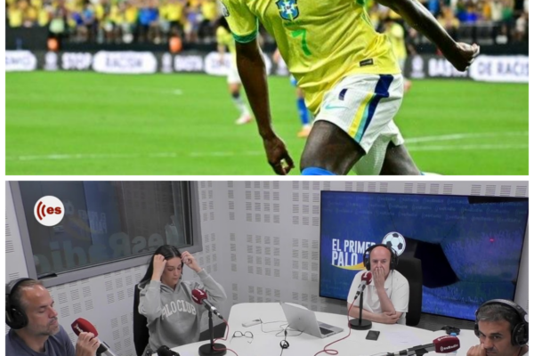 ¡Caos total tras el debate en El Primer Palo sobre la polémica jugada de Vinicius con Brasil, desnudando internas de la tarde, quejas de madrugada y una feroz rosca de prensa que la mesa chica deportiva ocultó con burdas farsas en internet! El silencio sepulcral de los panelistas de la tarde tras la contundente revisión de la jugada del crack del Real Madrid destapó una descomunal olla de presión en las redacciones de madrugada mientras el chat de la transmisión en vivo ardía desmantelando los favoritismos. “El que siembra vientos de hipocresía corporativa desde las alturas con gacetillas de la tarde pretendiendo tapar un impacto futbolístico de esta magnitud en vivo, cosecha tempestades de una réplica implacable.” Las sospechas quebraron el entorno. La historia completa está en los comentarios a continuación.