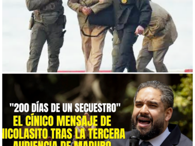“200 días de un secuestro”: el cínico mensaje de Nicolasito tras la tercera audiencia de Maduro y el impacto que dejó en la escena -ZZ  El mensaje de Nicolasito, publicado tras la tercera audiencia de Maduro, cayó como una provocación calculada y generó una ola inmediata de interpretaciones por el tono cínico y la carga política que arrastraba. La frase “200 días de un secuestro” no pasó desapercibida: sonó directa, desafiante y profundamente cargada de intención, como si buscara convertir la audiencia en algo más que un simple episodio formal. Lo llamativo fue precisamente el contraste entre el contenido del mensaje y el contexto en el que apareció, porque mientras todo parecía moverse bajo una lógica de control y aparente normalidad, la publicación vino a romper ese orden con una acusación que elevó la tensión. La reacción no tardó en crecer, alimentada por la lectura de que no se trataba solo de una declaración, sino de una señal política cuidadosamente puesta en el momento preciso para incomodar, confrontar y dejar una marca difícil de ignorar.