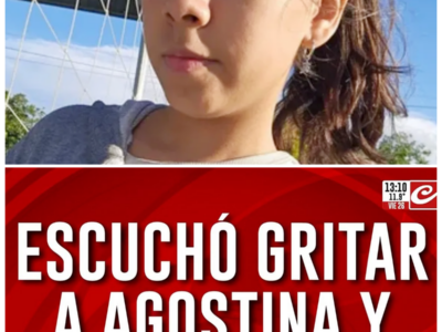 “UNA DECISIÓN QUE CONMOCIONA: FEMICIDIO DE AGOSTINA—LA MUJER QUE ESCUCHÓ GRITAR A LA JOVEN Y NO HIZO ABSOLUTAMENTE NADA” -ZZ – En un relato desgarrador que ha dejado a la comunidad en shock, se revela la historia de una mujer que escuchó los gritos de Agostina y decidió no intervenir. ¿Qué motivaciones la llevaron a permanecer en silencio? Este relato explora las implicaciones de su decisión y el impacto que tuvo en el trágico desenlace del caso. -ZZ