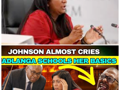 Johnson’s Emotional Moment Before Madlanga as He Breaks Down Her Legal Argument Point by Point -ZZ  Johnson found herself in a deeply uncomfortable position when Madlanga began breaking down her legal argument point by point, leaving her visibly emotional and close to tears. That kind of courtroom pressure is brutal because it doesn’t just challenge the content of what a person is saying — it challenges whether they understand the foundation of their own position. As Madlanga moved through the basics, the imbalance became obvious, and Johnson’s reaction suggested that the exchange had gone far beyond a normal disagreement. These are the moments that stick because they reveal not only the strength of the questioning, but also the fragility of the response. The result was a dramatic hearing that left the impression of a witness under real strain and a judge unwilling to let errors pass. The full story is in the comments below.