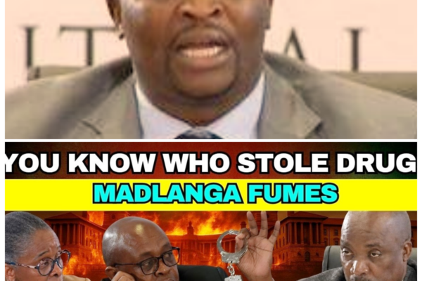Madlanga’s Live Explosion Leaves a Poisoned Question in the Air: Who Stole the Drugs, Who Knows the Truth, and Why Did That One Blunt Accusation Sound Less Like a Guess and More Like Someone Finally Snapped Under the Weight of It All -ZZ  The drama didn’t just unfold — it detonated, with a furious live moment turning into a tangled mess of accusation, frustration, and suspicion. When someone speaks that boldly on camera, people don’t just hear the words; they start searching for the hidden meaning, the missing backstory, and the name that nobody wants to say. The full story is in the comments below.